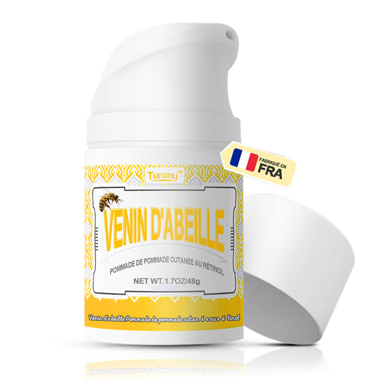 Pommade au venin d'abeille et rétinol 🐝Conforme aux normes de l'ANSM 🌈Promotion exceptionnelle : -55% pour une durée limitée !